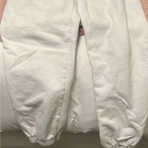 2 Brandy Melville white sweatpants